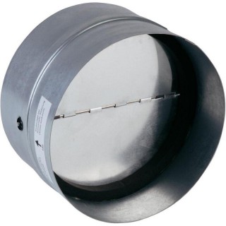 Clapet Anti Retour Métal 160mm connexion ventilation conduit | Clapet Anti Retour