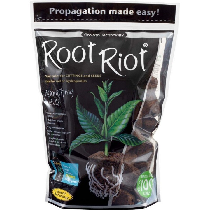 Root Riot 50 cubes bouturage compost organique pré-humide | Boutures / Germination