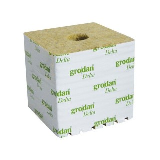 Grodan Cube LDR 100x100x65mm laine roche humidité EC uniforme | Boutures / Germination