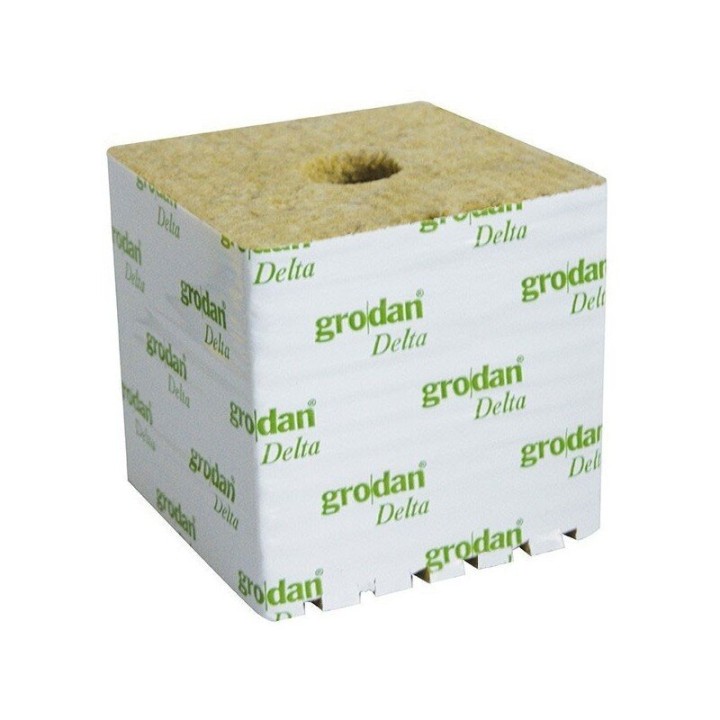 Grodan Cube LDR 100x100x65mm laine roche humidité EC uniforme | Boutures / Germination