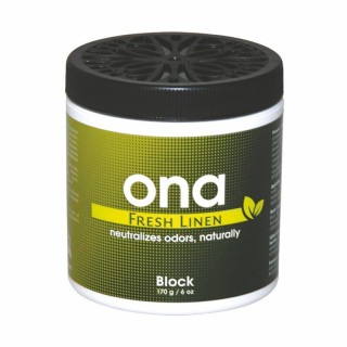 ONA Block Fresh Linen 170g neutraliseur cire huiles essentielles | ONA Neutraliseur