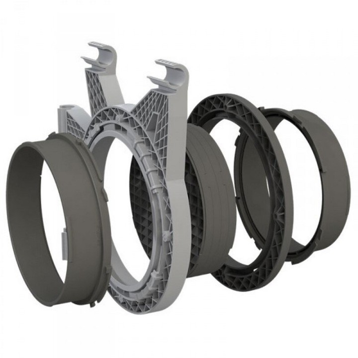 Ducting Flange 125mm conception 100% hermétique raccord | Secret Jardin