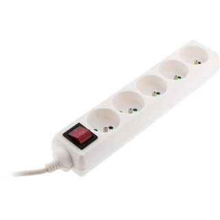 Multiprise 5 Prises Avec Interrupteur  1 - Accessoires Electrique