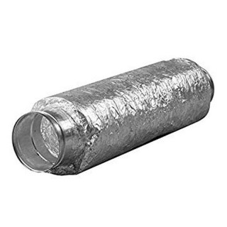 Silencieux Souple 150mm flanges métal réduction bruit conduit | Silencieux