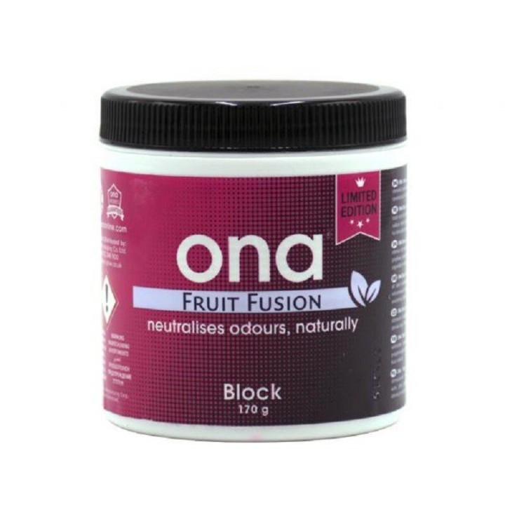 ONA Block Fruit Fusion 170g cire huiles essentielles complexe | ONA Neutraliseur