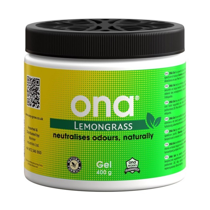 Ona Gel Lemongrass 400 g  1 - ONA Neutraliseur d'Odeur
