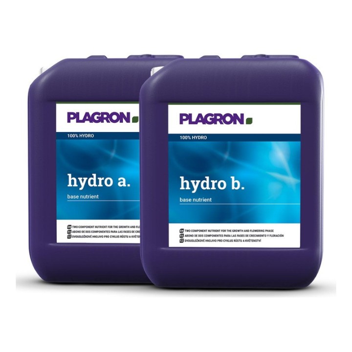 Plagron Hydro A+B 2x10l grand format professionnel deux bidons | Plagron